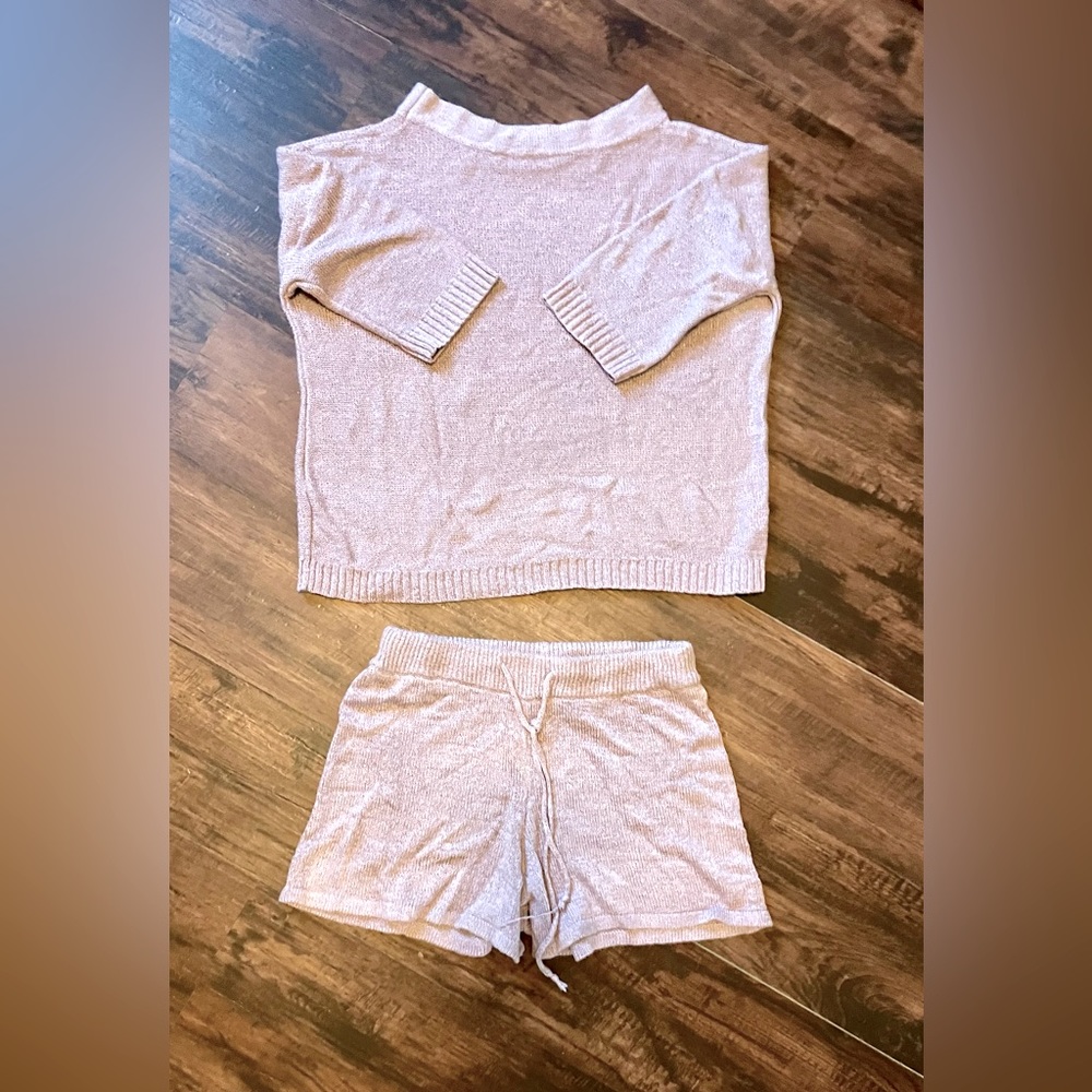 Cute sleep set purple shirt and shirts